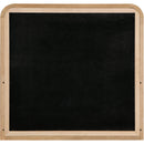  Meridian Siena Natural Ash Wood And Natural Cane Frame Mirror IMAGE 3