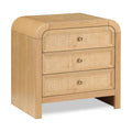  Color_Natural -- Siena Natural Ash Wood And Natural Cane Nightstand IMAGE 1