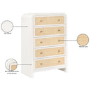 Meridian Siena White Chest IMAGE 10
