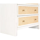  Color_Off White/ White -- Siena White Ash Wood And Natural Cane Chest IMAGE 8
