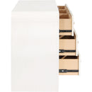  Color_Off White/ White -- Siena White Ash Wood And Natural Cane Dresser IMAGE 6