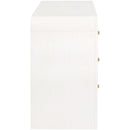  Color_Off White/ White -- Siena White Ash Wood And Natural Cane Dresser IMAGE 7