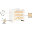  Color_Off White/ White -- Siena White Ash Wood And Natural Cane Nightstand IMAGE 10