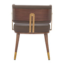  Zuo Brew 110326 Dining Chair - Brown & Walnut IMAGE 4