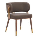  Zuo Brew 110326 Dining Chair - Brown & Walnut IMAGE 6