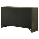  Coaster Furniture Gran Park 224933 6-Drawer Dresser Cabinet - Dark Cocoa IMAGE 8