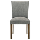  Coaster Furniture Cantley 106379 pholstered Dining Side Chair - Grey IMAGE 3
