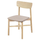  Coaster Furniture Parkridge 108552 Dining Side Chair - White Washed IMAGE 4