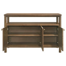  Coaster Furniture Crestmore 108575 52-inch Dining Cabinet Sideboard Buffet - Walnut IMAGE 4