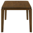  Coaster Furniture Almonte 108921 59-inch Rectangular Wood Dining Table - Dark Brown IMAGE 3