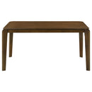  Coaster Furniture Almonte 108921 59-inch Rectangular Wood Dining Table - Dark Brown IMAGE 4