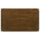  Coaster Furniture Almonte 108921 59-inch Rectangular Wood Dining Table - Dark Brown IMAGE 5