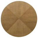 Coaster Furniture Danvers 109150 Round 54-inch Wood Dining Table - Brown Oak IMAGE 4