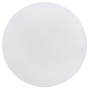  Coaster Furniture Judd 109330 54-inch Round Dining Wood Table with Shelf - Pearl White IMAGE 5