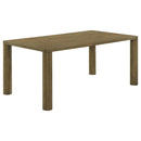  Coaster Furniture Castlewood 109351 71-inch Rectangular Wood Dining Table - Brown Oak IMAGE 1