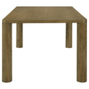  Coaster Furniture Castlewood 109351 71-inch Rectangular Wood Dining Table - Brown Oak IMAGE 4