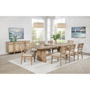  Coaster Furniture Kailani 109381 110-inch Rectangular Wood Dining Table - Beige Oak IMAGE 10