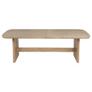  Coaster Furniture Kailani 109381 110-inch Rectangular Wood Dining Table - Beige Oak IMAGE 6
