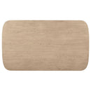  Coaster Furniture Kailani 109388 Cane Counter Height Storage Dining Table - Beige Oak IMAGE 11
