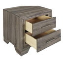  Coaster Furniture Wright 223342 2-Drawer Nightstand Bedside Table - Brown Oak IMAGE 10