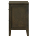  Coaster Furniture Wilkes 224422 2-Drawer Nightstand Bedside Table - Dark Cocoa IMAGE 5