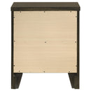  Coaster Furniture Wilkes 224422 2-Drawer Nightstand Bedside Table - Dark Cocoa IMAGE 7