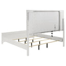 Size_Queen -- Coaster Furniture Marmore Panel Bed IMAGE 4