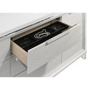  Coaster Furniture Marmore 224963 9-Drawer Dresser Cabinet - White IMAGE 12