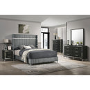  Size_Queen -- Coaster Furniture Lucia Upholstered Panel Bed IMAGE 5