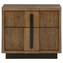  Coaster Furniture Terrace 224902 2-Drawer Nightstand Bedside Table - Ash Brown IMAGE 3