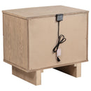 Coaster Furniture Kailani 225042 2-Drawer Nightstand Bedside Table - Beige Oak IMAGE 6