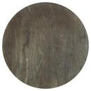  Coaster Furniture Kinkaid 710137 Round Solid Mango Wood End Table - Brown IMAGE 5