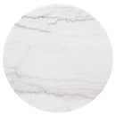  Coaster Furniture Jason 710417 Round Marble Top Side End Table - White and Charcoal IMAGE 4