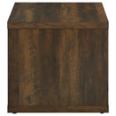  Coaster Furniture Frisco 710507 Square Engineered Wood Side End Table - Dark Pine IMAGE 6
