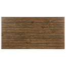  Coaster Furniture Payne 710548 Wood Coffee Table with Shelf - Distressed Brown IMAGE 4