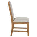  Coaster Furniture Bruner 109102 Upholstered Side Chair - Natural Brown IMAGE 9