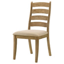  Coaster Furniture Danvers 109152 Wood Dining Side Chair - Brown Oak IMAGE 4