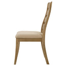  Coaster Furniture Danvers 109152 Wood Dining Side Chair - Brown Oak IMAGE 5