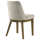  Coaster Furniture Castlewood 109352 Upholstered Side Chair - Light Tan IMAGE 7