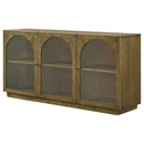  Coaster Furniture Castlewood 109355 71-inch Dining Sideboard Buffet Server - Brown Oak IMAGE 5