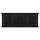  Coaster Furniture Florence 115535 4-door Dining Sideboard Buffet - Distressed Black IMAGE 3