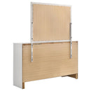  Coaster Furniture Miranda 205113M 7-Drawer Dresser with Mirror - White IMAGE 6