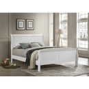  Size_Full -- Louis Philippe 202441F 47-inch Full Sleigh Panel Bed - White IMAGE 2