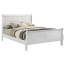  Size_Full -- Louis Philippe 202441F 47-inch Full Sleigh Panel Bed - White IMAGE 3