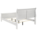  Size_Full -- Louis Philippe 202441F 47-inch Full Sleigh Panel Bed - White IMAGE 4