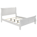  Size_Queen -- Louis Philippe 202441Q 47-inch Queen Sleigh Panel Bed - White IMAGE 1
