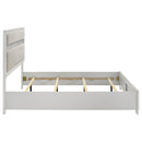  Size_California King --  Miranda 205110KW 54-inch Upholstered California King Panel Bed - White IMAGE 6