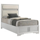  Size_Twin -- Coaster Furniture Miranda Upholstered Panel Bed IMAGE 3