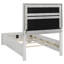 Size_Twin -- Coaster Furniture Miranda Upholstered Panel Bed IMAGE 4