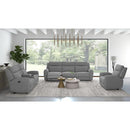  Furniture of America Antonius CM9985GY-LV-M Manual Recliner Loveseat w/ Console IMAGE 2